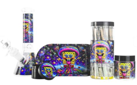 5-Piece Roll & Rip Smoking Kit - Bubble Square