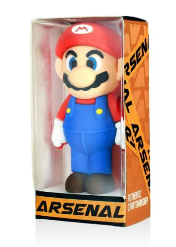4.5" Arsenal Cartoon Plumber Buddy Silicone Hand Pipe - Assorted Colors