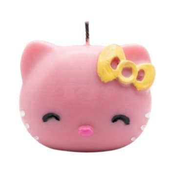 Decorative Kitty Scented Candle - Pink