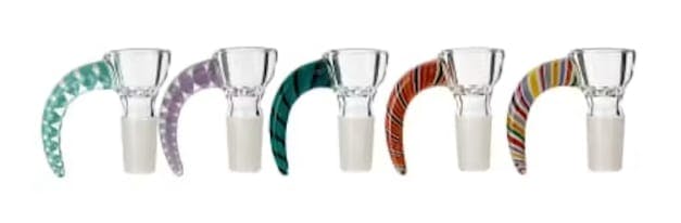 14mm Arsenal Candy Hook Horn Glass Bowl