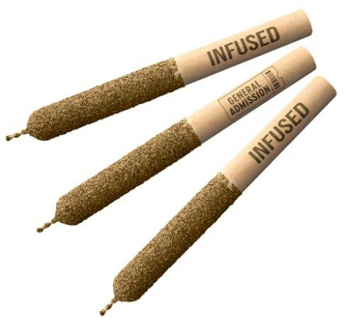 General Admission - Grapey Grape Indica Infused Pre-Rolls - 3x0.5g
