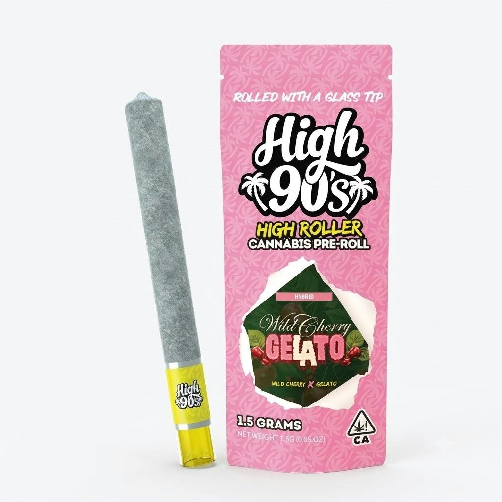 High 90s - Preroll - Infused - Wild Chery Gelato - 1g