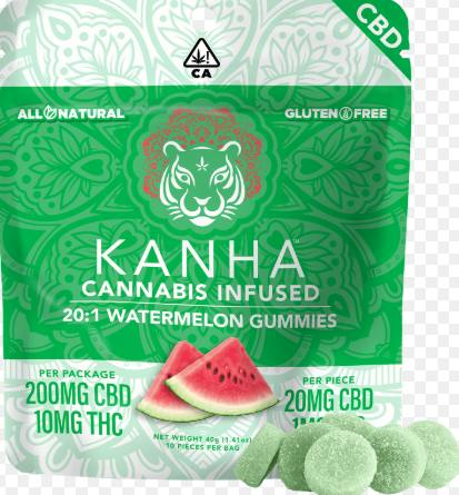 Kanha - Edible - Gummies - Watermelon - 100mg