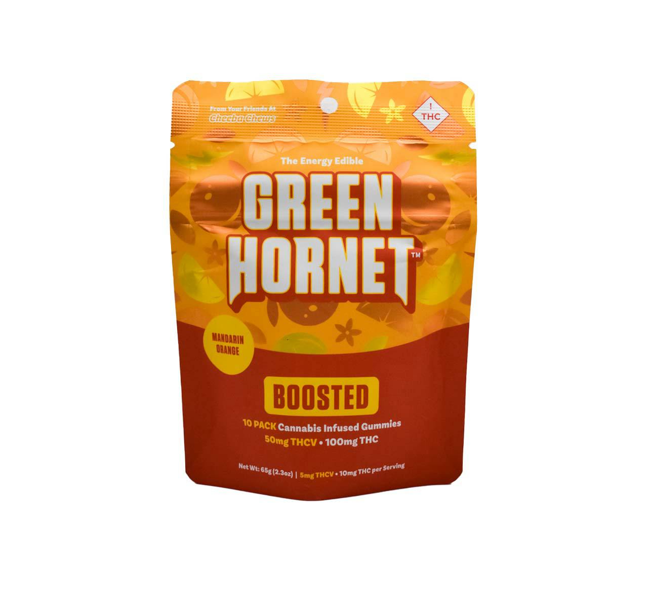 Green Hornet-Gummies-Mandarin Energy-2:1-THC:THCV (S)