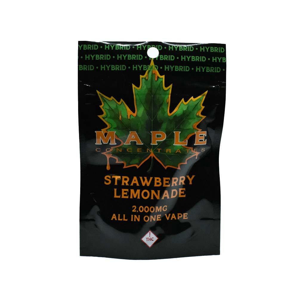 Maple-Disposable-Distillate-2g-Strawberry Lemonade (H)