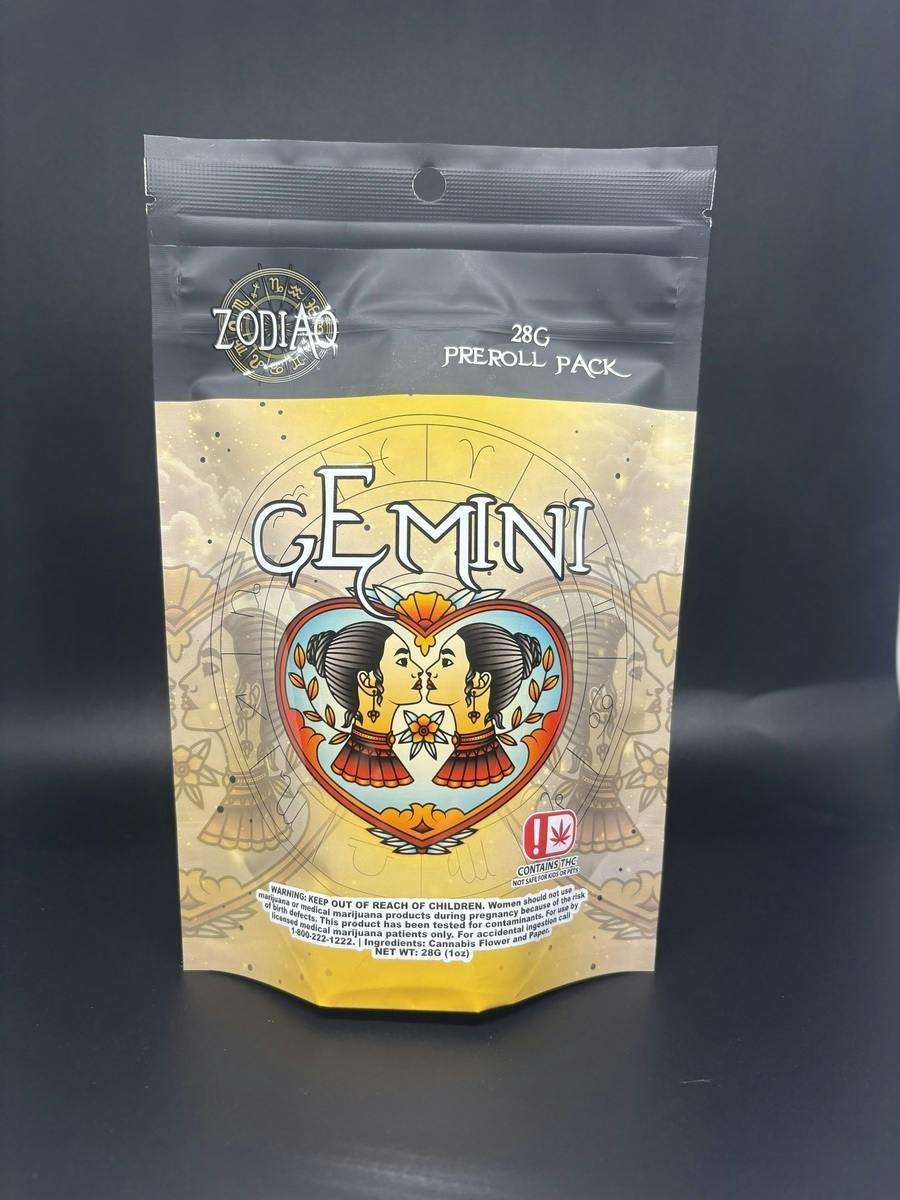 Zodiaq 28g Preroll Pack Alien OG (H) ($20 OTD)
