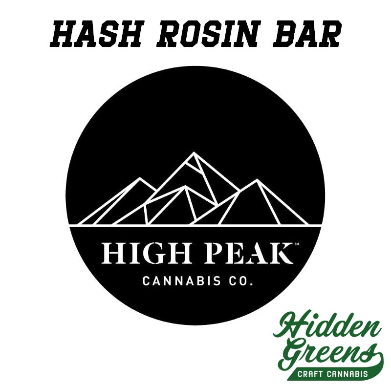 High Peak | Milk Chocolate Bar | Hash Rosin 500mg
