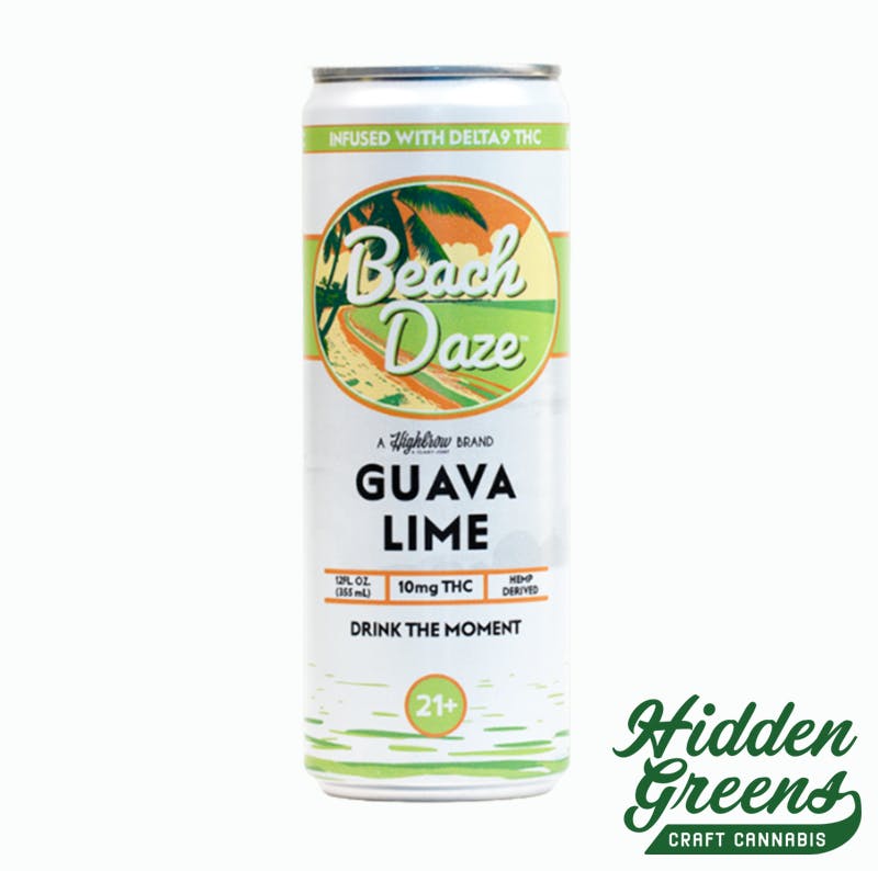 Beach Daze | Guava Lime | Delta 9 Infused 5mg at Hidden Greens