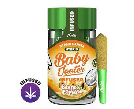 JEETER - INFUSED PREROLL MULTIPACK - QUADS ISLAND PAPAYA - 2.5G