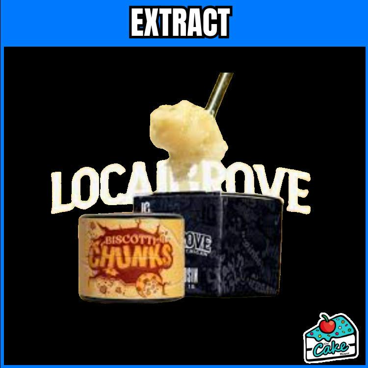 Local Grove Live Hash Rosin Badder | Biscotti Chunks | 1G