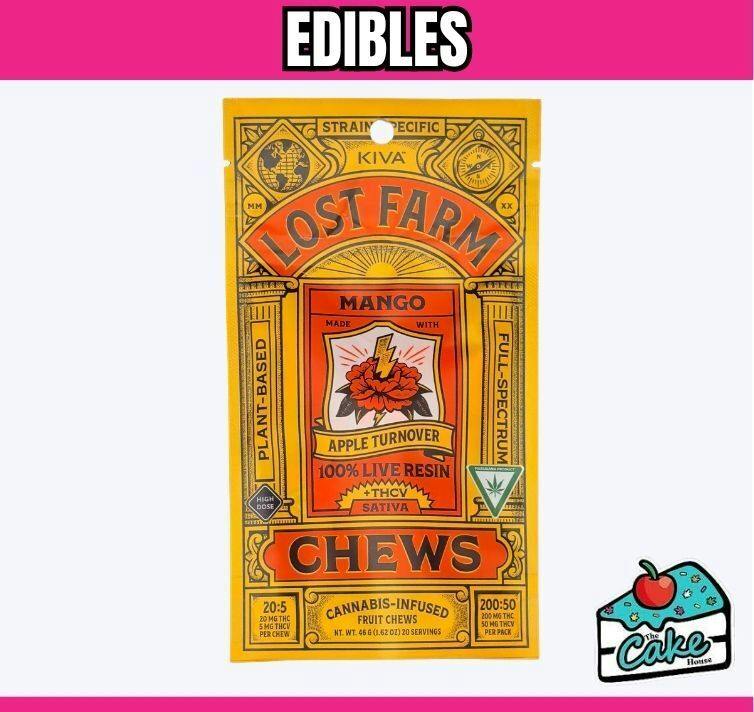 Lost Farm - 200MG Live Resin Gummies - Mango x Apple Turnover 20:5 THCv