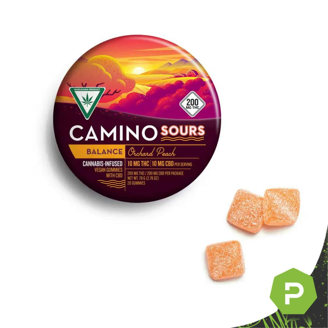 Camino | 200mg Gummies | Orchard Peach Sours