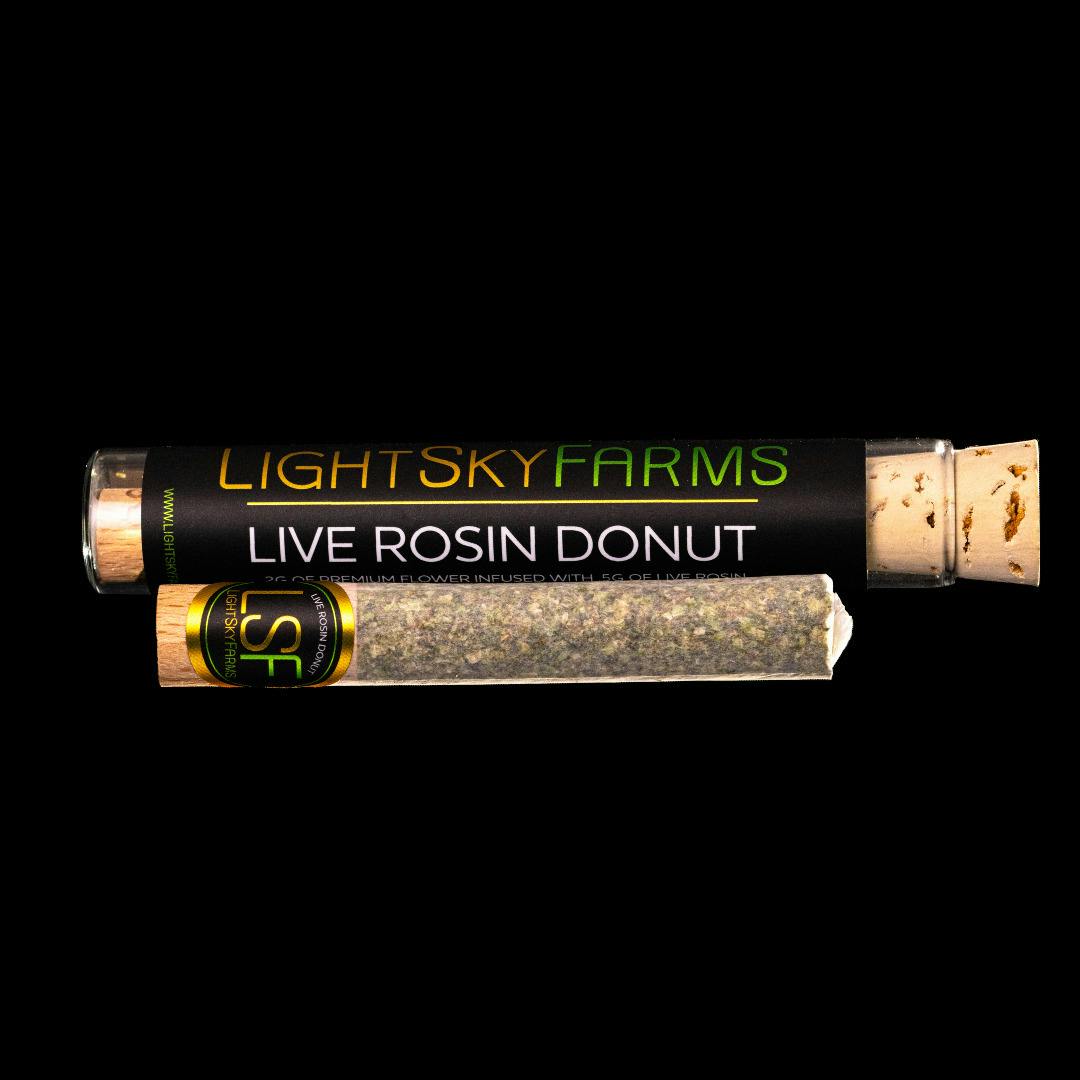 Titty Sprinkles x Tropicana Cookies 2.5g Live Rosin Donut by Lightsky Farms
