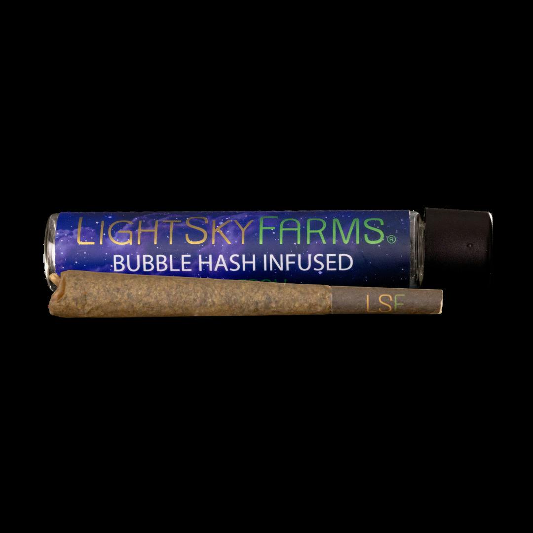 Perfect Triangle x Handlebar 1g Bubble Hash Infused Preroll by Lightsky Farms