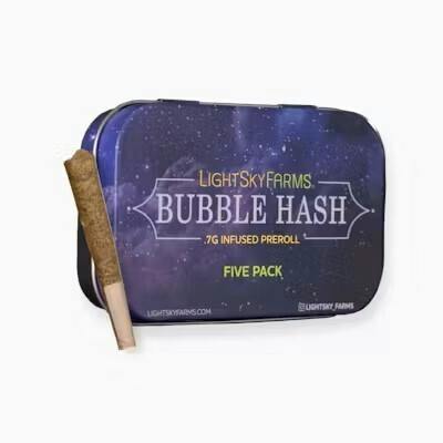 Perfect Triangle x Handlebar Bubble Hash Infused Preroll 0.7g 5pack by Lightsky Farms