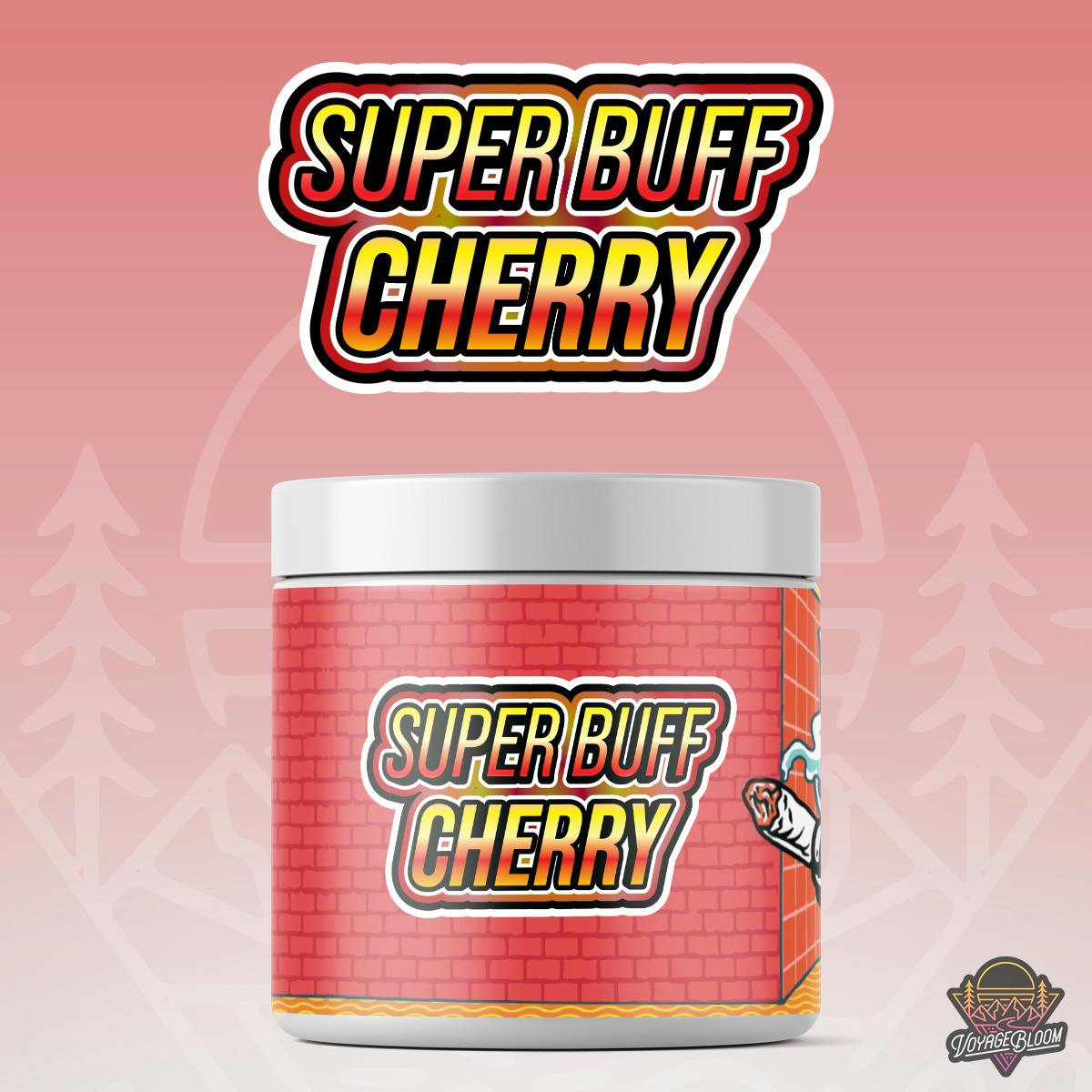 Super Buff Cherry 14g Prepacked Buds Jar by Voyage Bloom