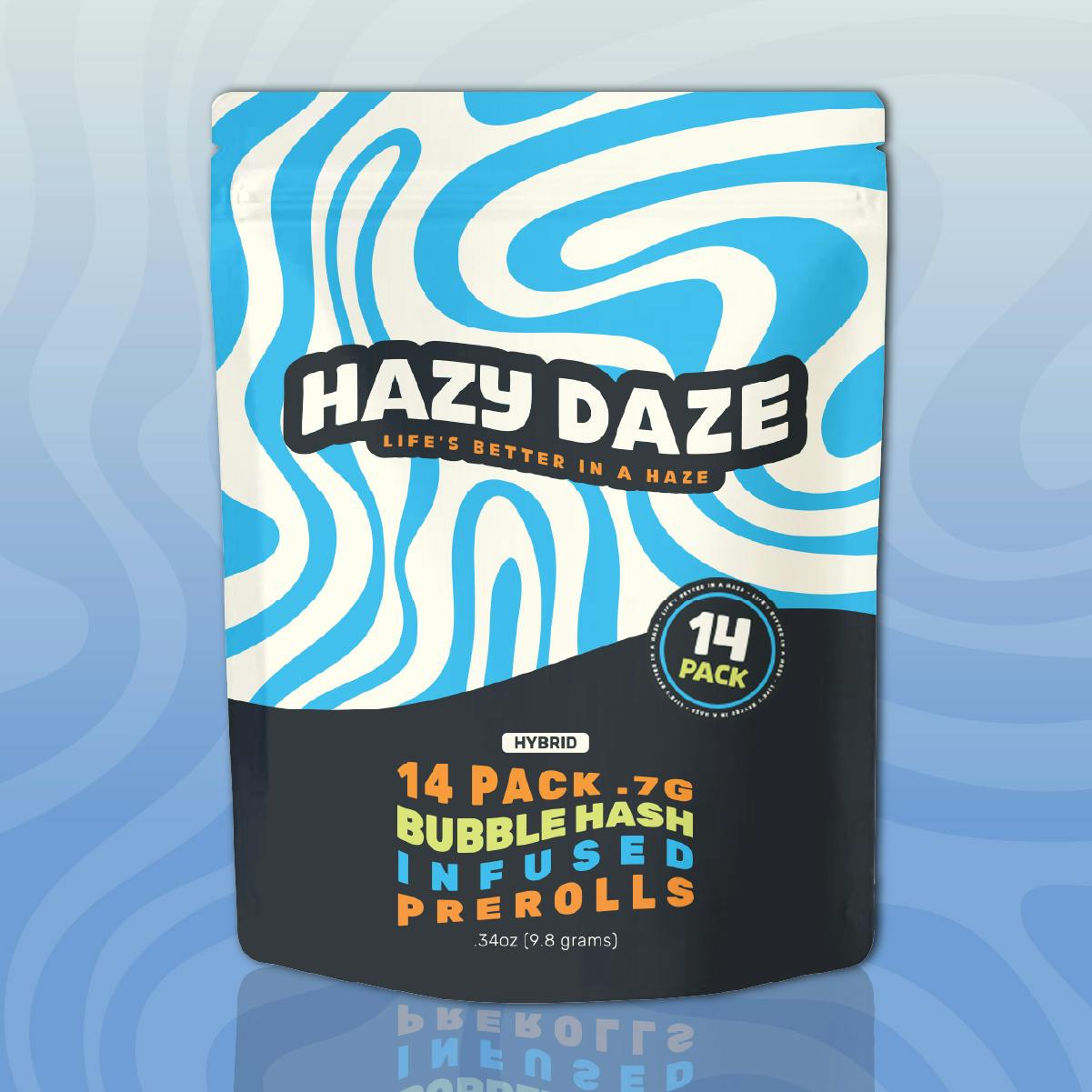 Frosted Truffle Pie 0.7g Infused Preroll 14pack by Hazy Daze