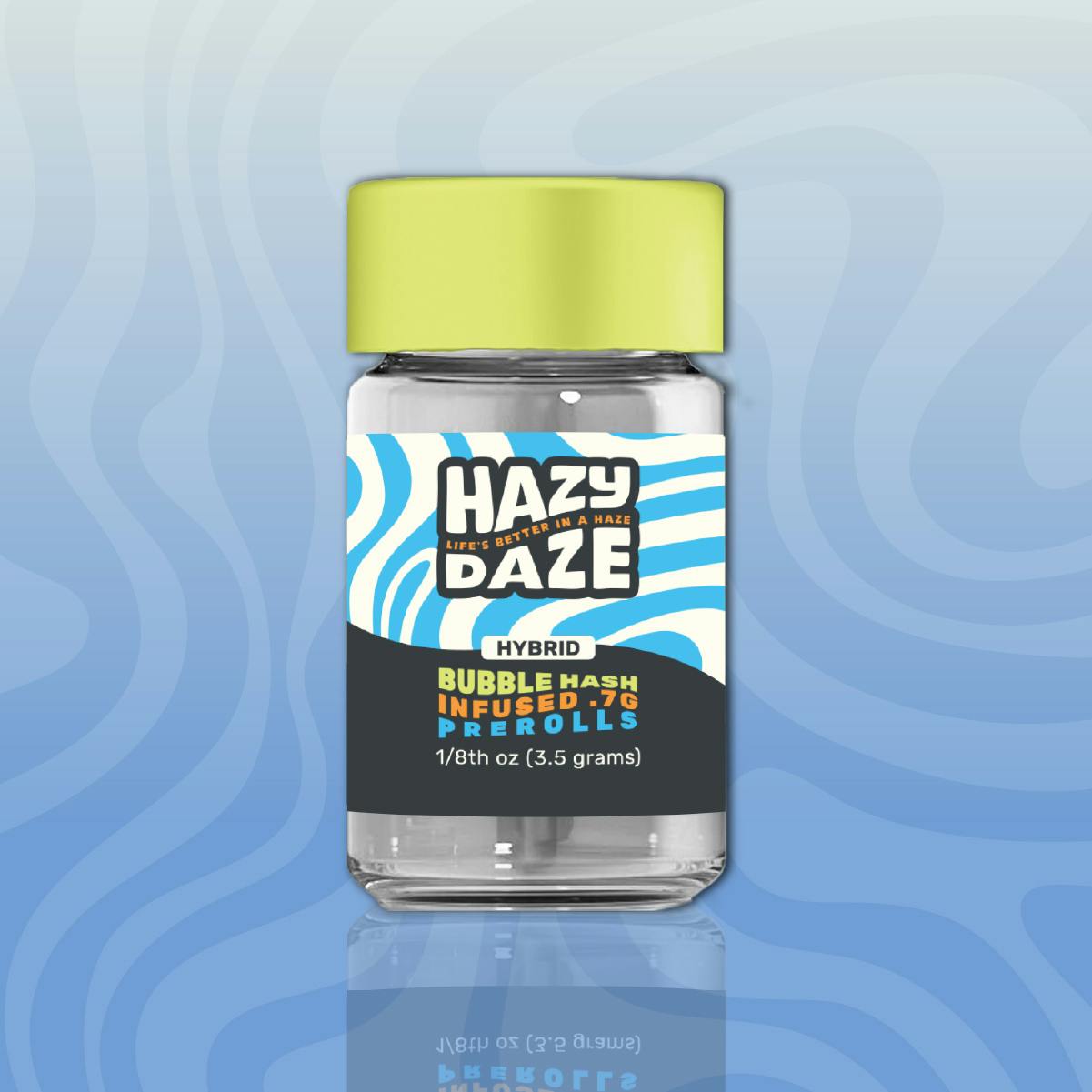 Larry Bird Mints Infused 0.7g Preroll 5 pack by Hazy Daze