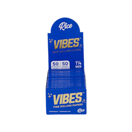 VIBES FINE ROLLING PAPERS - Rice 50pk
