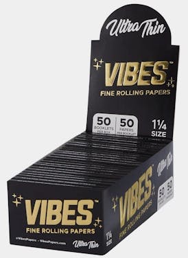 VIBES FINE ROLLING PAPERS - Ultra Thin 50pk