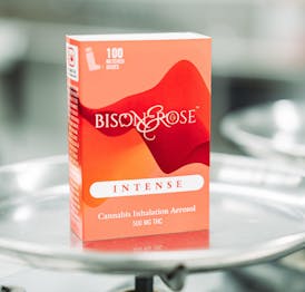 BISON & ROSE - THC 500mg Inhalation Aerosol (Metered Dose Inhaler) - Banana Smoothie
