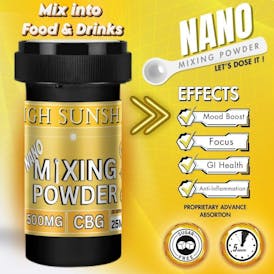 500mg CBG Nano Mixing Powder by High Sunshine Farms