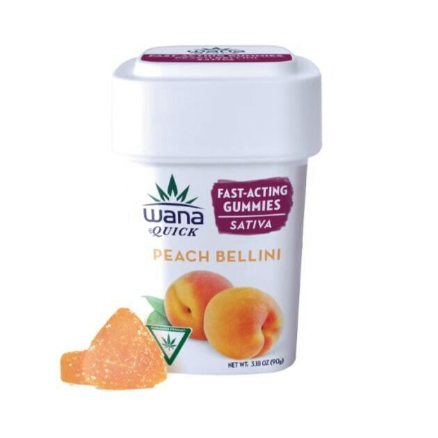 Wana Edibles - Peach Bellini 100mg - 90 g