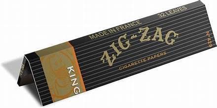 Zig-Zag King Cigarette Papers Black