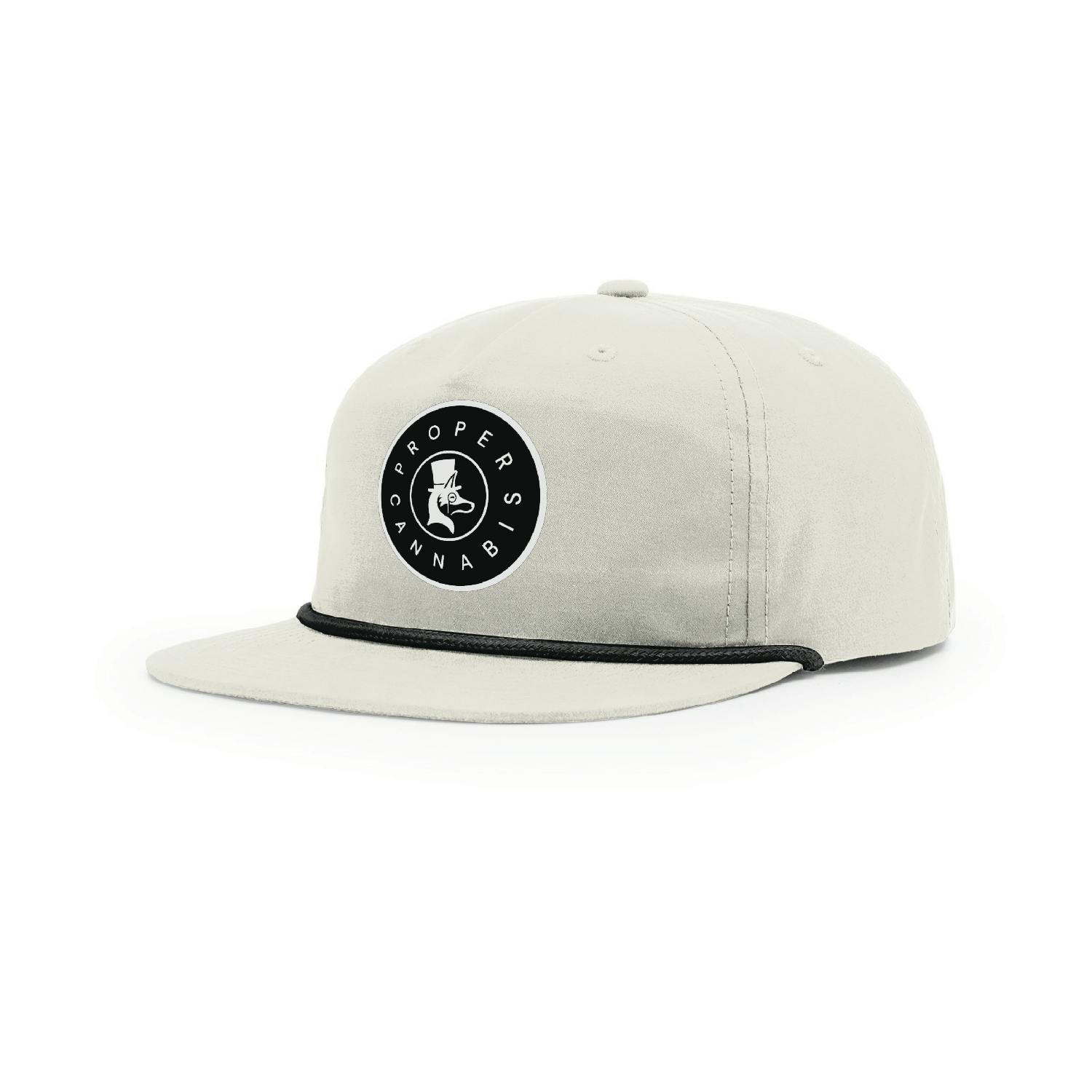 Patch Grandpa Cap - Off-White