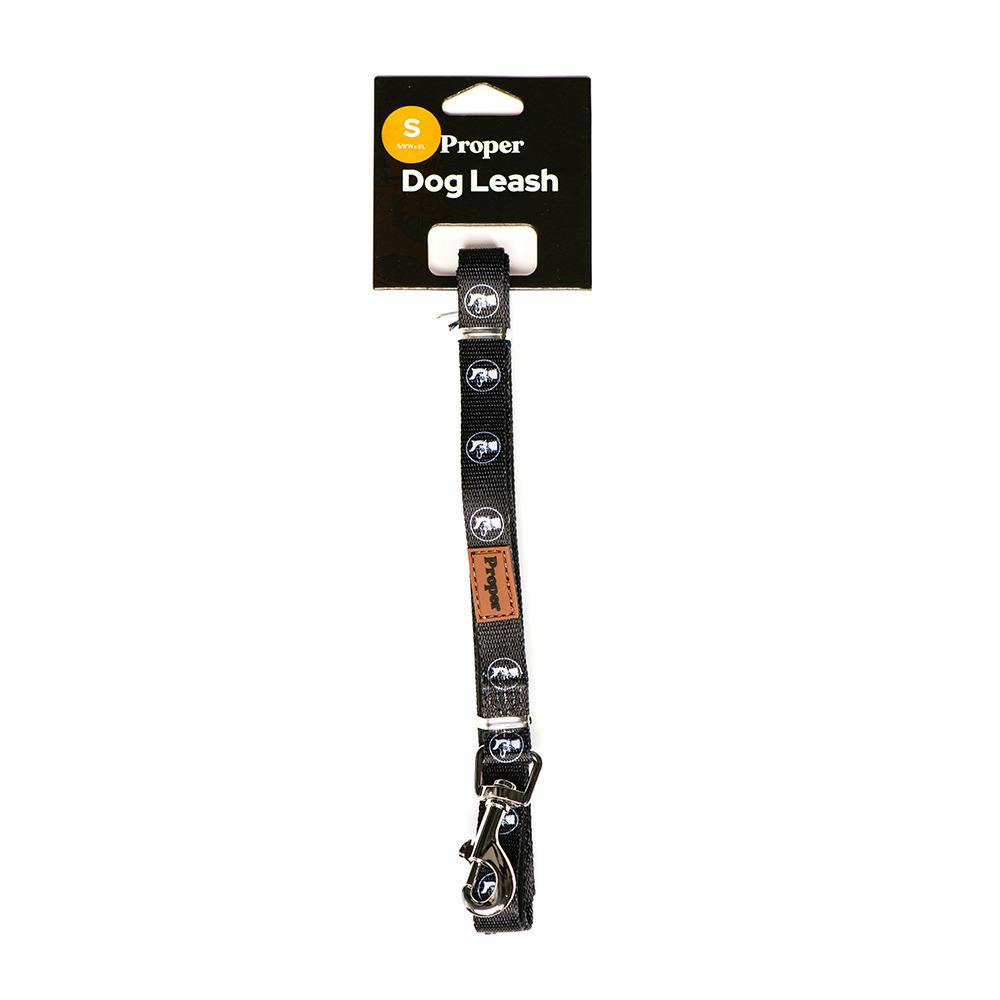 Black Proper Dog Leash | Small