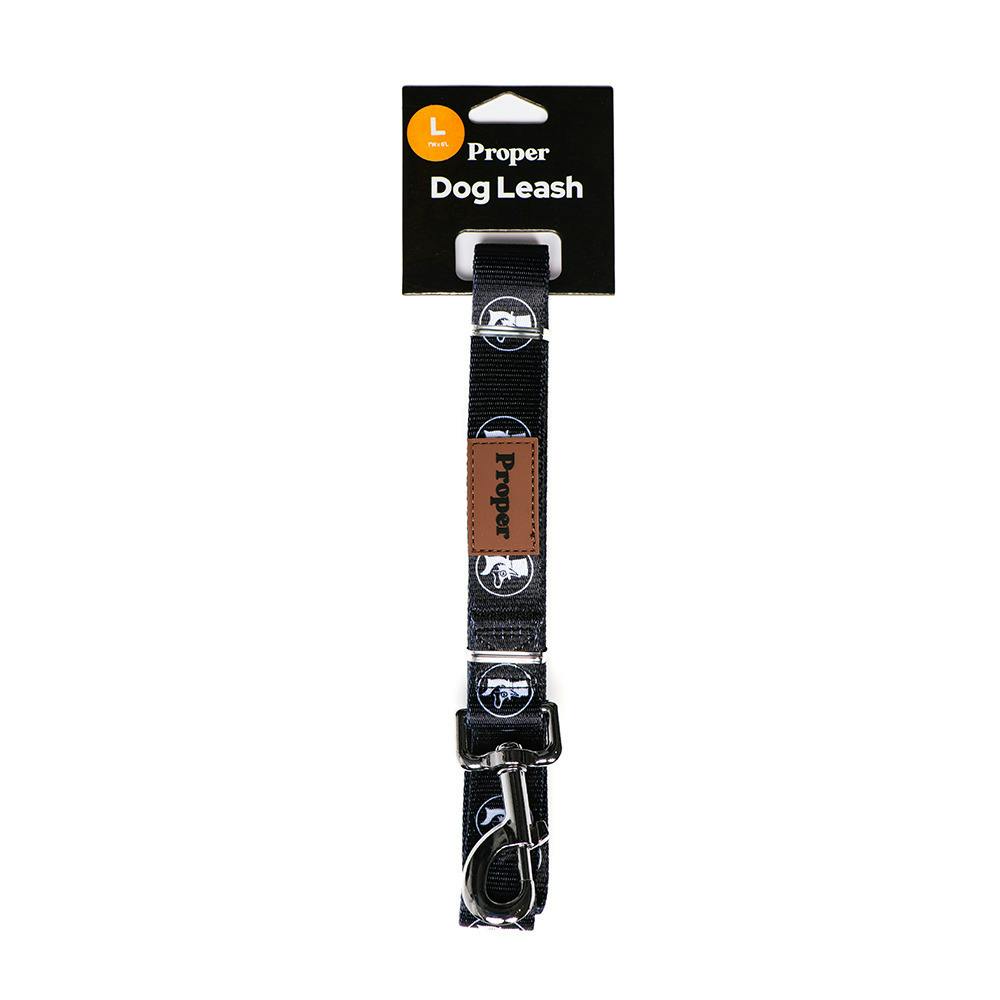 Proper Dog Leash Black - Large