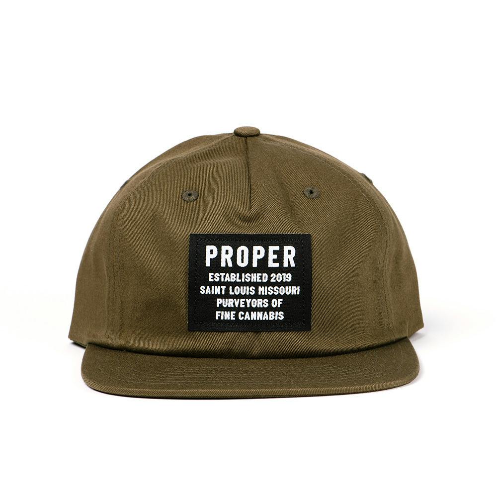 Leather Strap Dad Cap - Buck