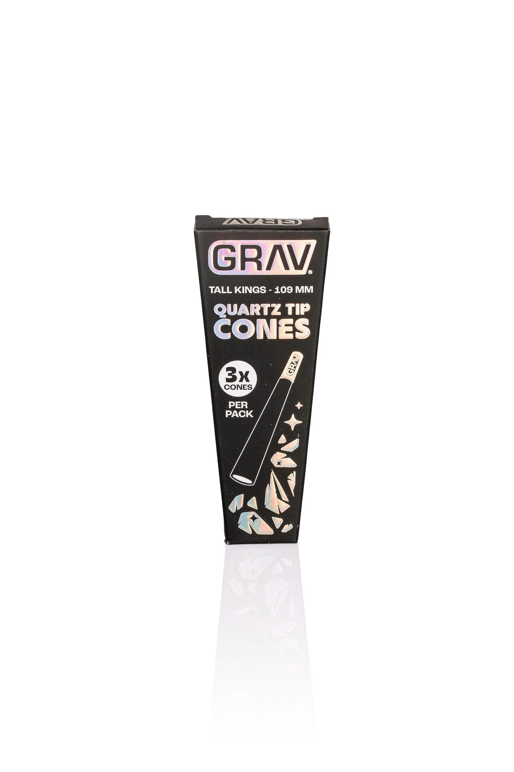 GRAV - 109mm Quartz Tipz Tall Kingz - Black
