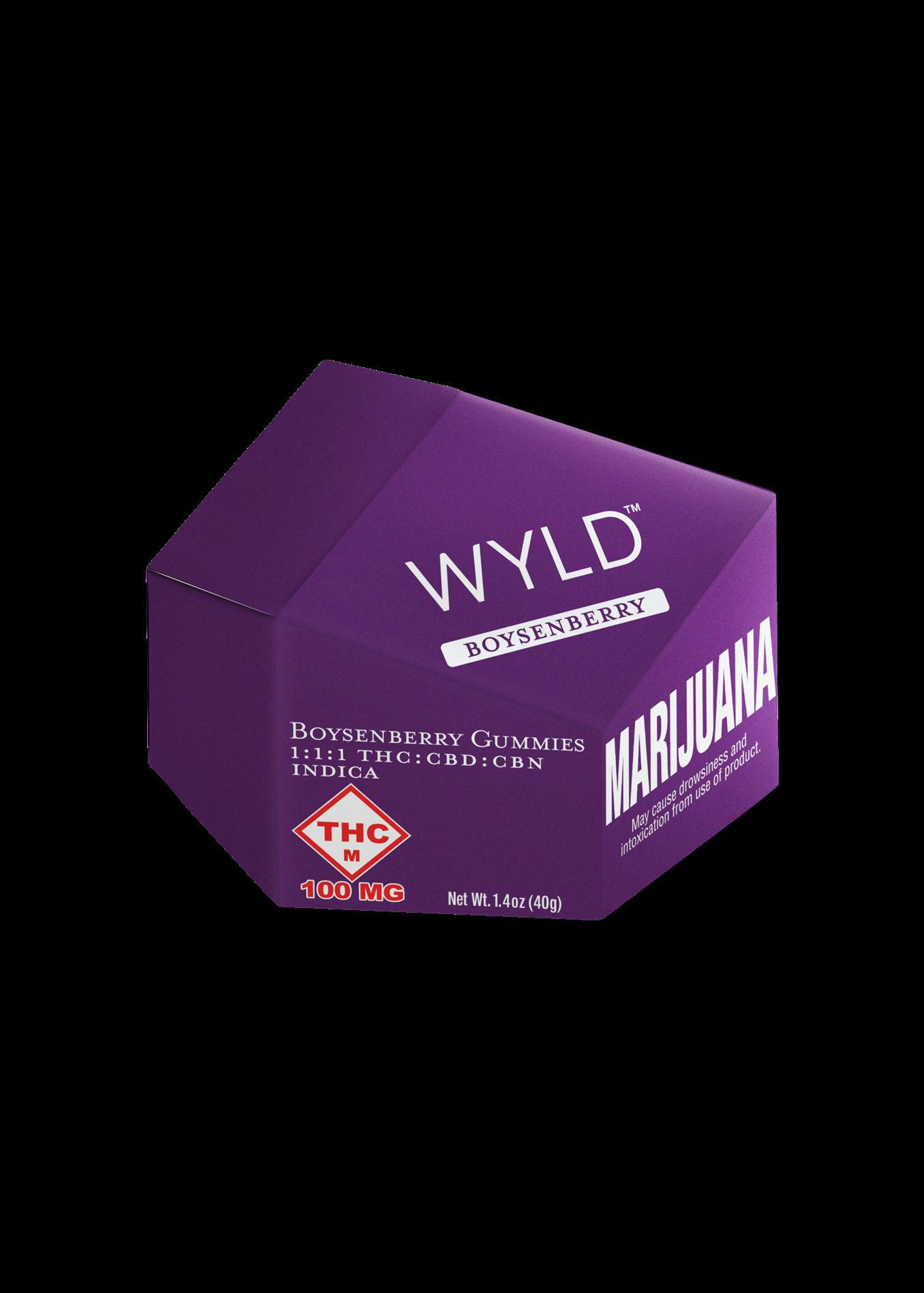 Boysenberry 1:1:1 THC/CBD/CBN Gumdrops