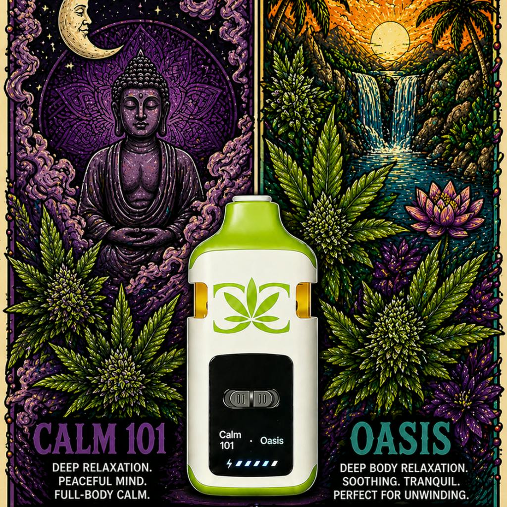 Canna Caviar Calm 101 + Oasis Dual Vape 2g