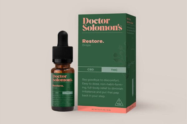Dr. Solomon Restore (1:1 CBD:THC) RSO/Tincture 200mg at Urge NJ Cannabis Dispensary