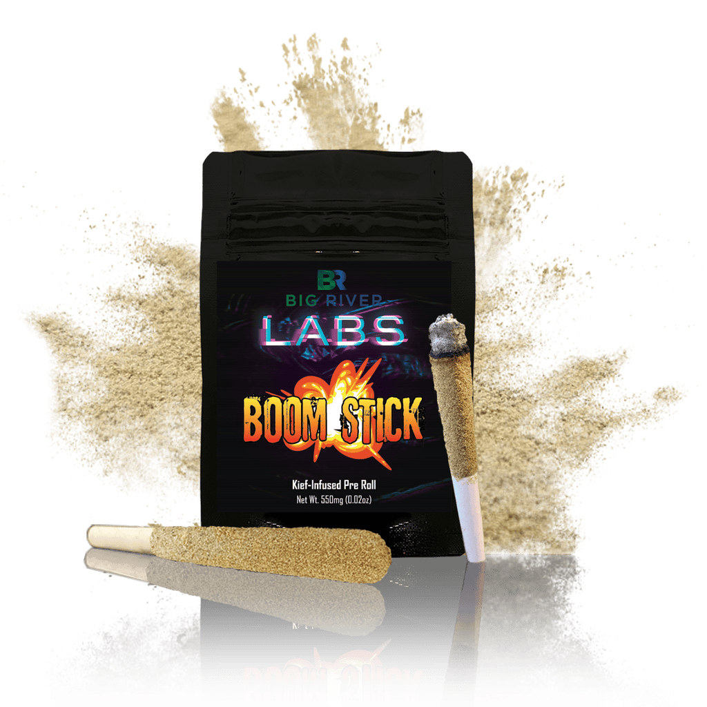 Big River Infused Pre-Roll | Boomstick | Energy 0.5g Pre-Roll at The Green Standard Dispensary