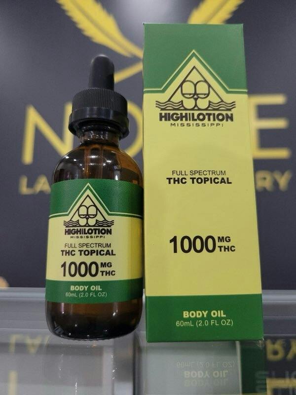 High Lotion Body Oil 1000mg at The Green Standard Dispensary