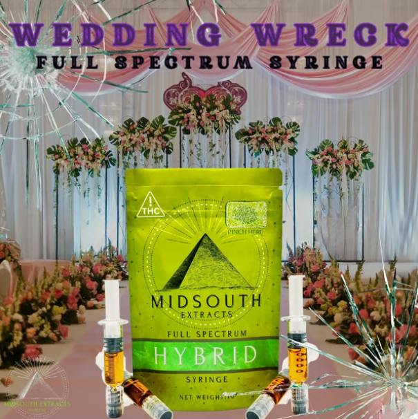 Mid South Extracts Dab Syringe | Wedding Wreck | Full Spectrum 1g Dab Syringe