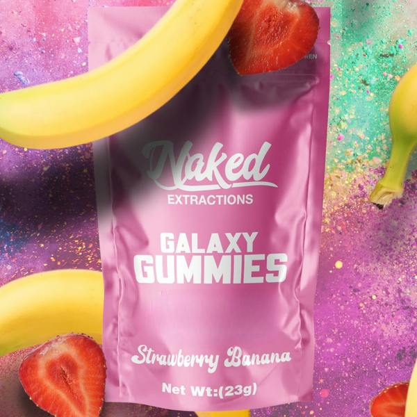 Naked Gummies | Strawberry Banana 500mg [8 pcs]