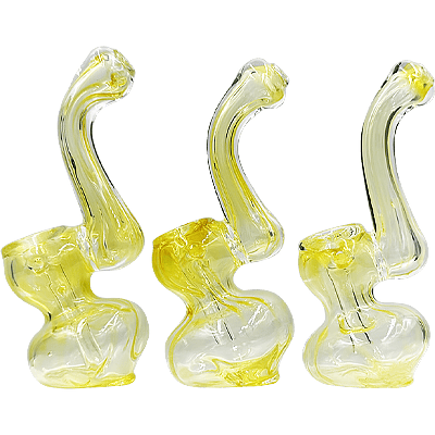 4" Fumed Sherlock Mini Bubbler 4" at The Green Standard Dispensary