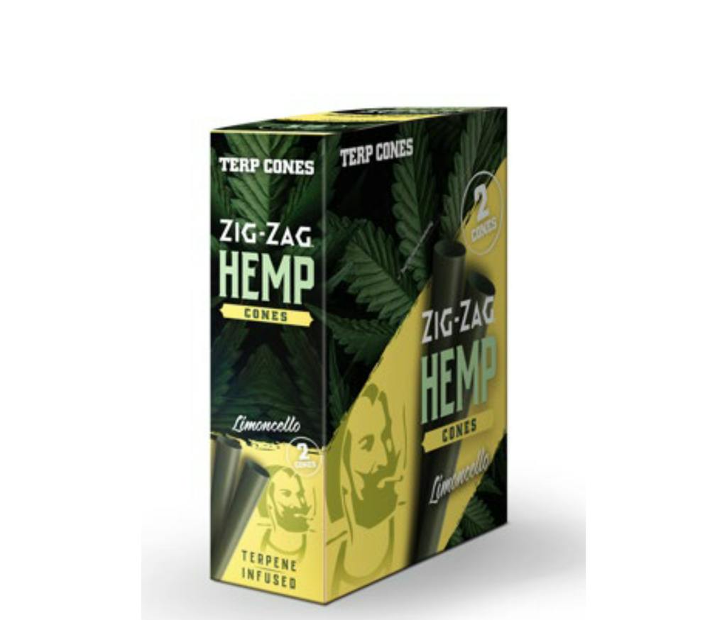 Zig Zag® Terpene Infused Hemp Cones | 2pk Limoncello