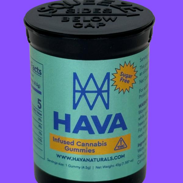 HAVA Gummies | Sugar Free | Blueberry 100mg [10 pcs]