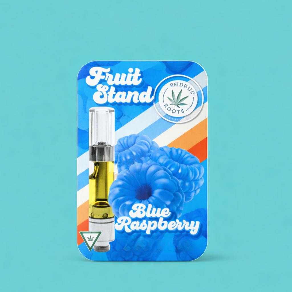 Fruit Stand Vape Cart | Blue Raspberry 1g Cart at The Green Standard Dispensary