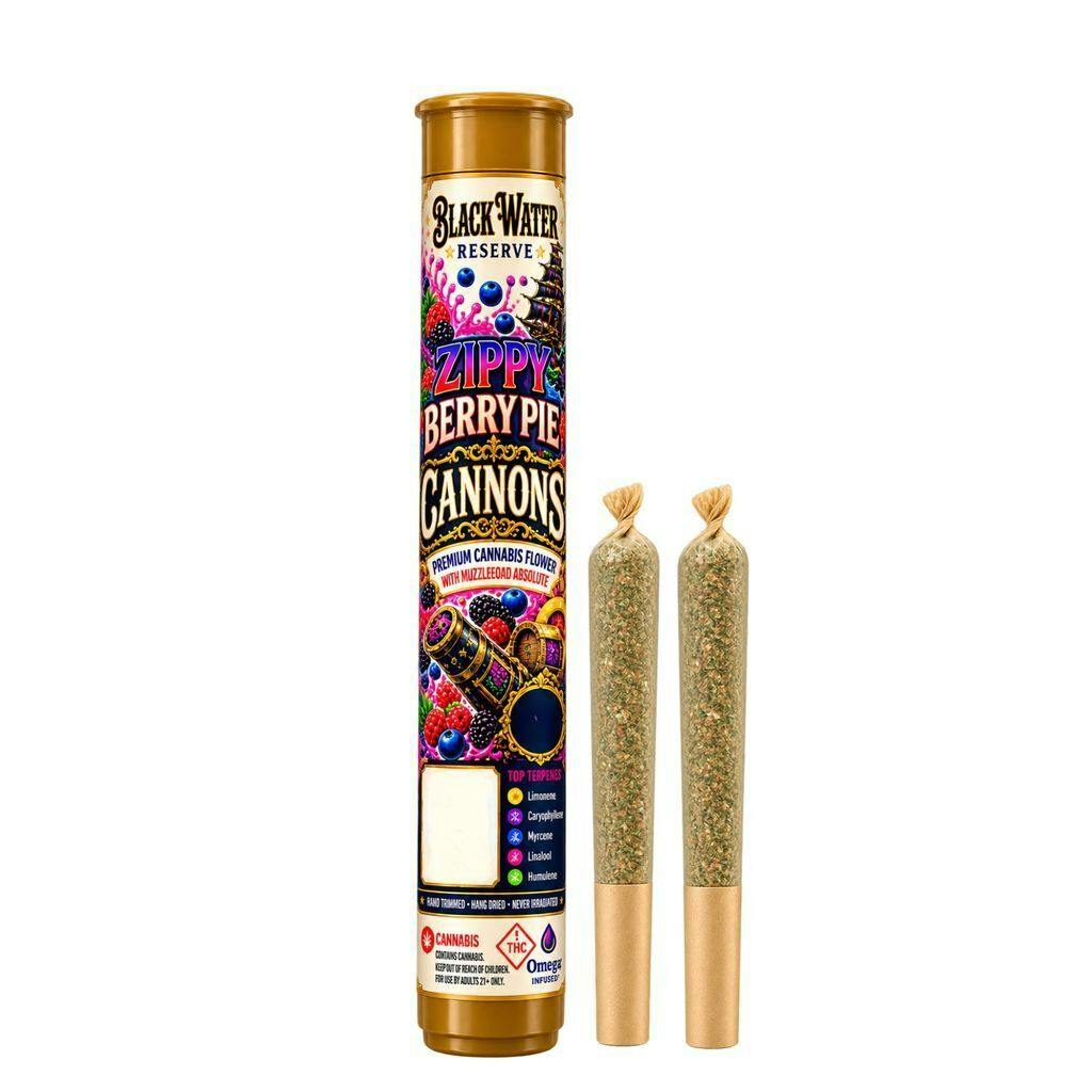 Blackwater Reserve (SOG Collab) Diamond Infused Pre-Rolls | Zippi Berry Pie 1g [2 pk]