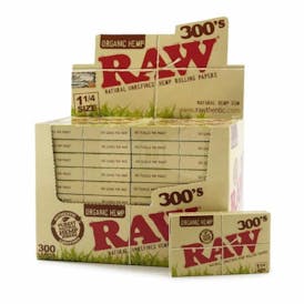 Raw Organic Hemp Papers 1.25 (300 Papers)