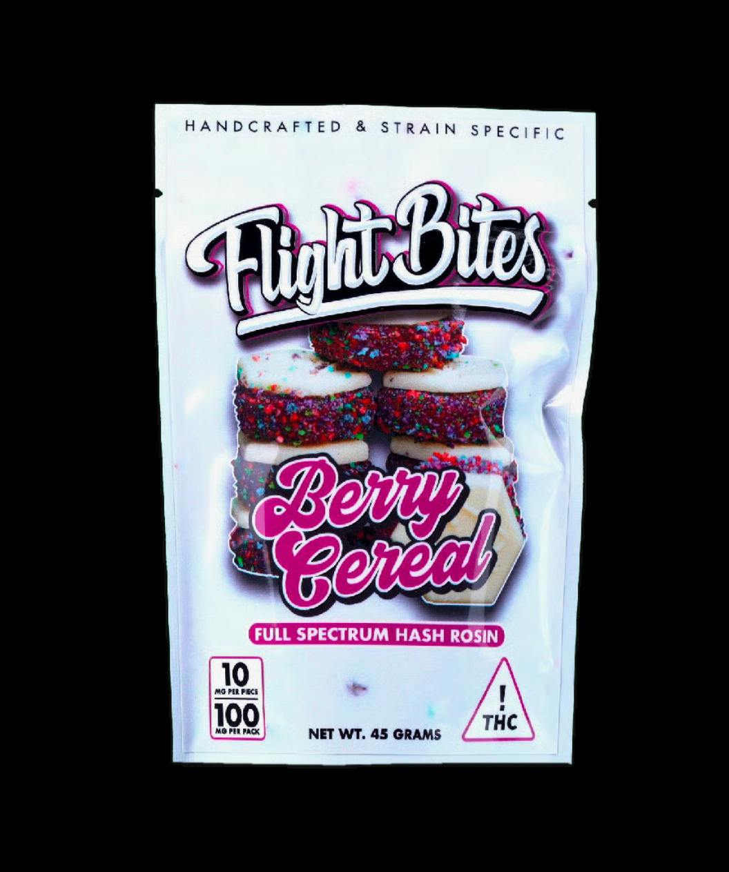 Flight Bites - Berry Cereal Rosin Gummy Bites (100mg)