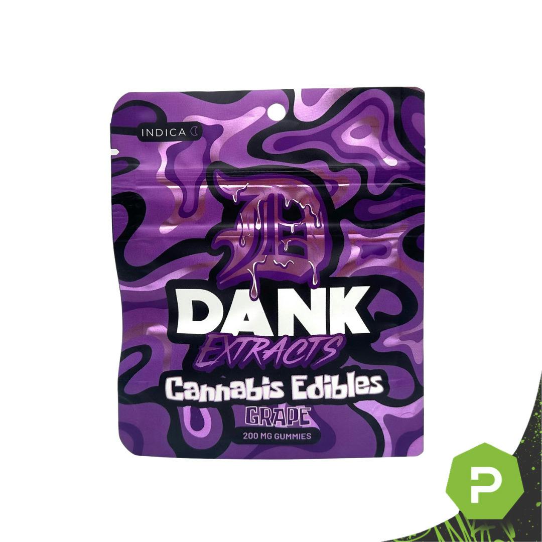 Dank Extracts | 200mg Gummies | Grape