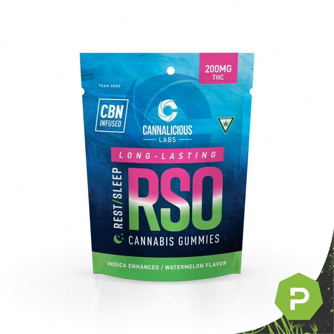 RSO | Rest Watermelon Gummies | 200mg | 10ct | 20mg/ea