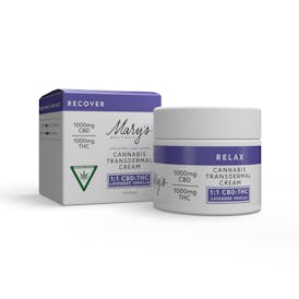 Mary's | 1000mg Transdermal Cream | Vanilla Lavender 1:1